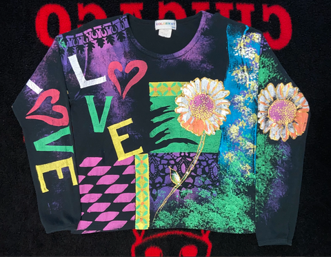 Vintage Kolorway L/S Tee "Love Conquers All"