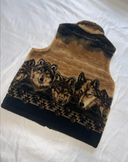 Wolves Fleece Vest "Wolf Pack"