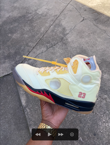 Jordan 5 Retro "OFF-WHITE Sail"