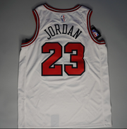 Nike Men's Chicago Bulls Michael Jordan #23 White Dri-FIT Swingman Jersey