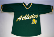 KIDS VINTAGE OAKLAND ATHLETICS JERSEY  " ROOKIE AND THE VET"