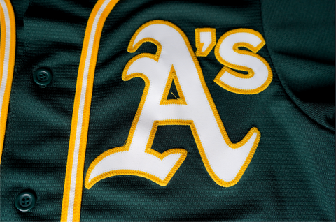 MENS OAKLAND ATHLETICS JERSEY "ROOTED IN OAKLAND"