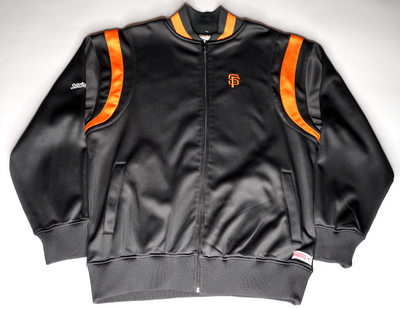 MENS STITCHES SAN FRANCISCO GIANTS TRACK JACKET "1-2 PUNCH"