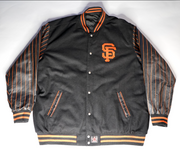 VINTAGE REVERSIBLE SF GIANTS BOMBER JACKET "TWO-FACE"
