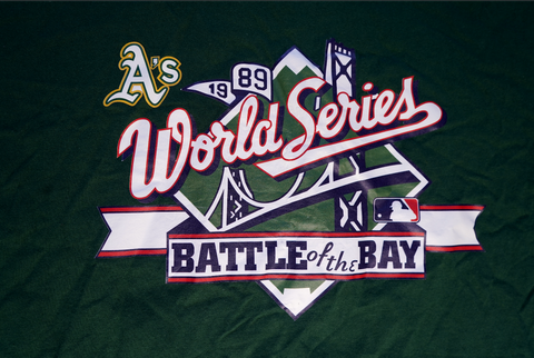 VINTAGE OAKLAND A'S TEE "BATTLE OF THE BAY"